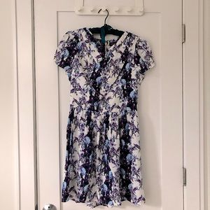 Topshop Retro Print Dress - Excellent condition and unique find!